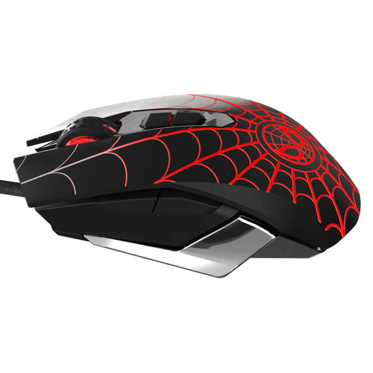 Mouse Alámbrico Gaming Óptico USB Marvel Spider-Man