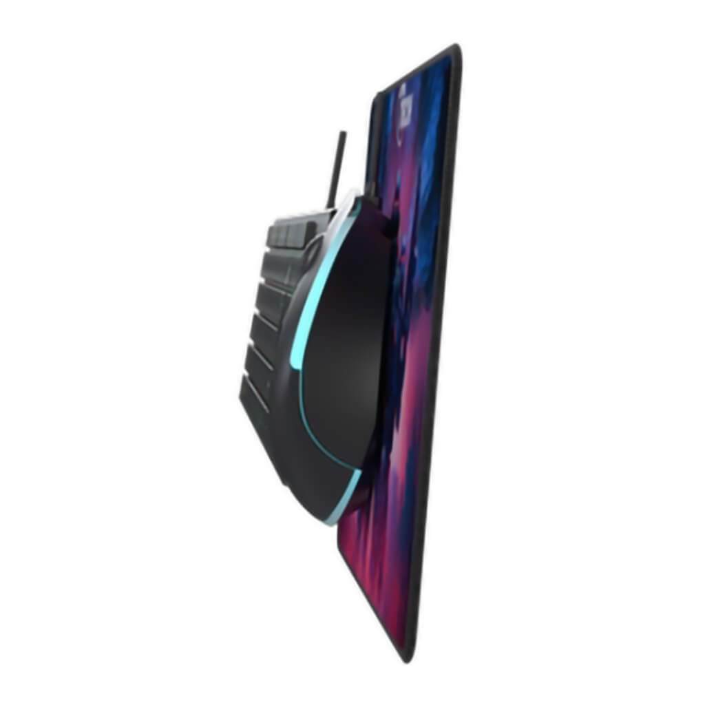 Set Teclado Mouse Alámbrico y Mouse Pad Gaming Hasha XTK-535S, 3 Piezas