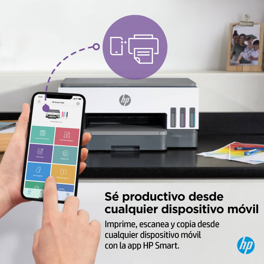 Impresora Multifuncional Smart Tank 720 6UU46A