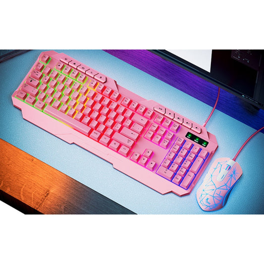 Kit Teclado y Mouse Alámbrico Gaming, XTK-540S