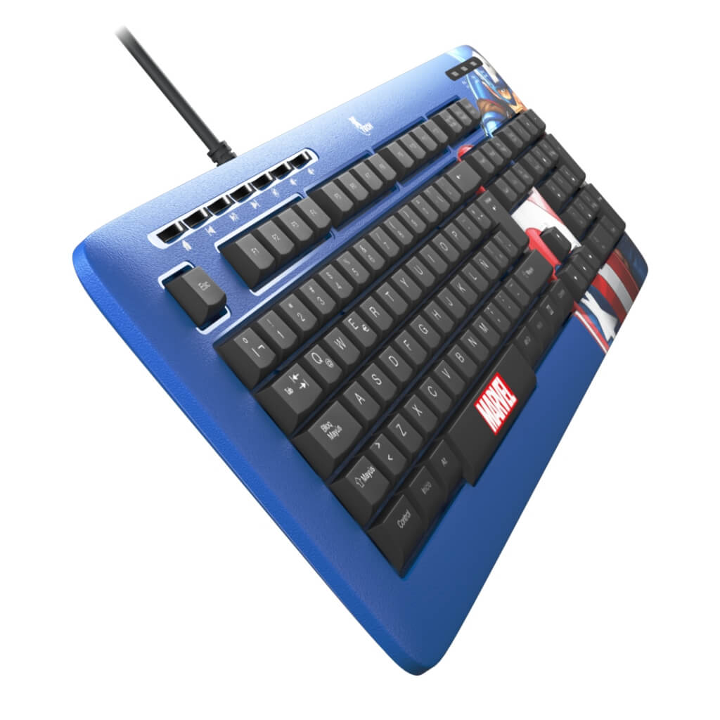 Teclado Alámbrico en Español Marvel Captain America