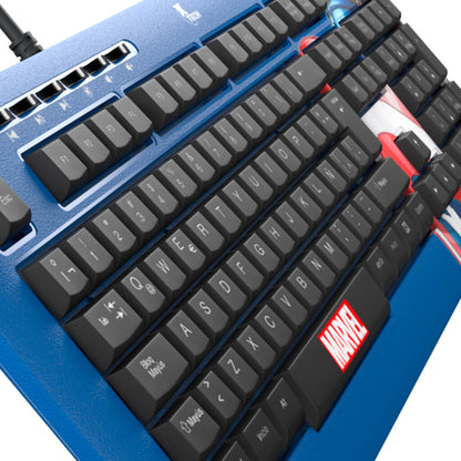 Teclado Alámbrico en Español Marvel Captain America