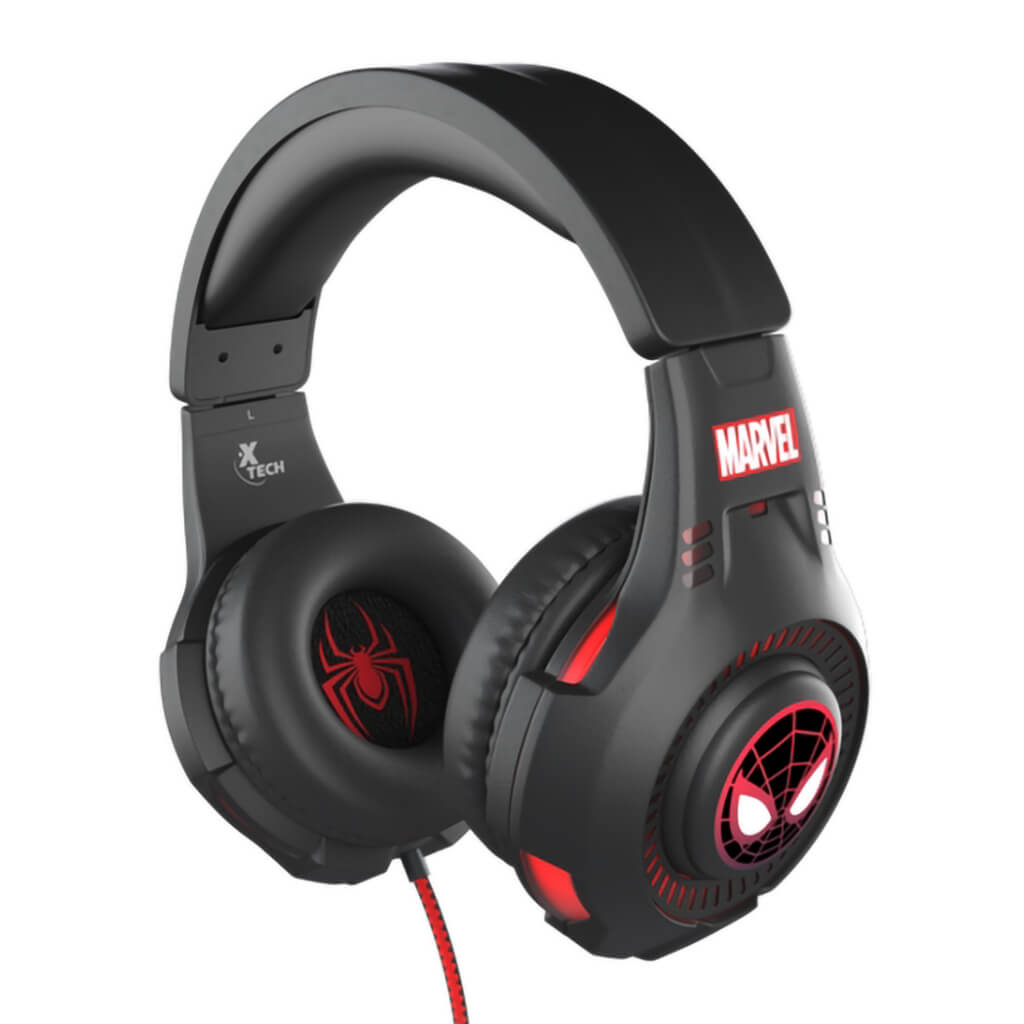Audífonos Alámbricos de Diadema Gaming Marvel Spider-Man