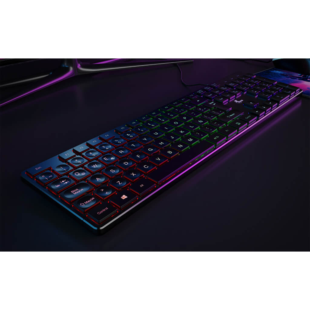 Set Teclado Mouse Alámbrico y Mouse Pad Gaming Hasha XTK-535S, 3 Piezas