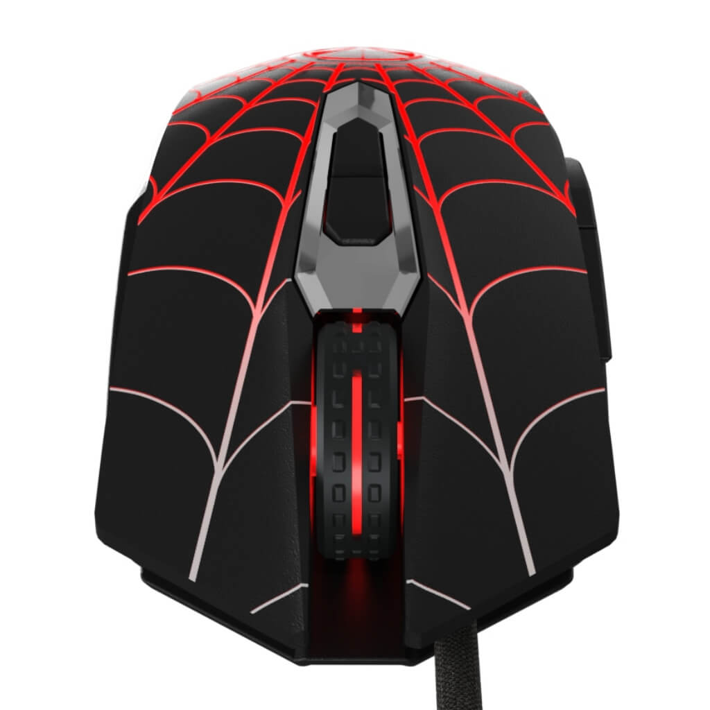 Mouse Alámbrico Gaming Óptico USB Marvel Spider-Man