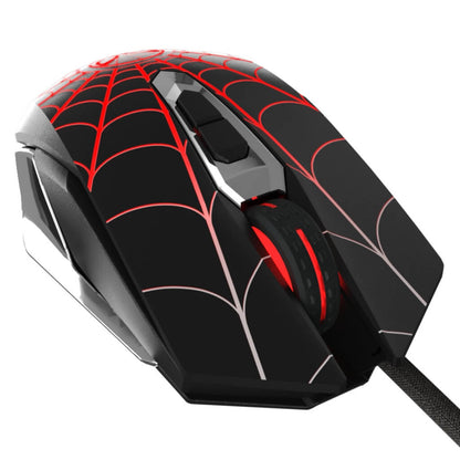 Mouse Alámbrico Gaming Óptico USB Marvel Spider-Man
