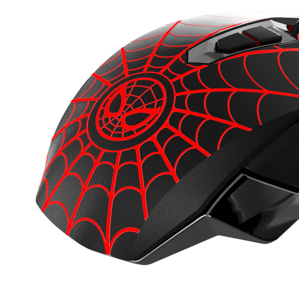Mouse Alámbrico Gaming Óptico USB Marvel Spider-Man