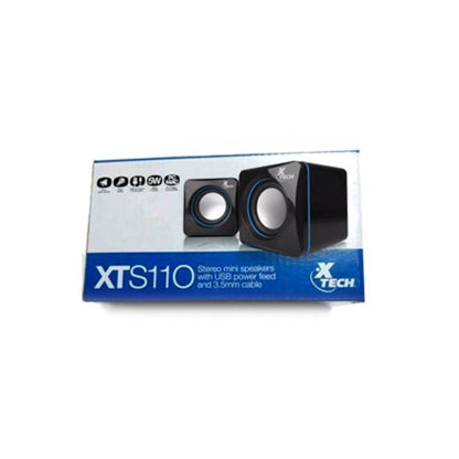 Parlantes Alámbricos Estéreo USB (XTS-110)