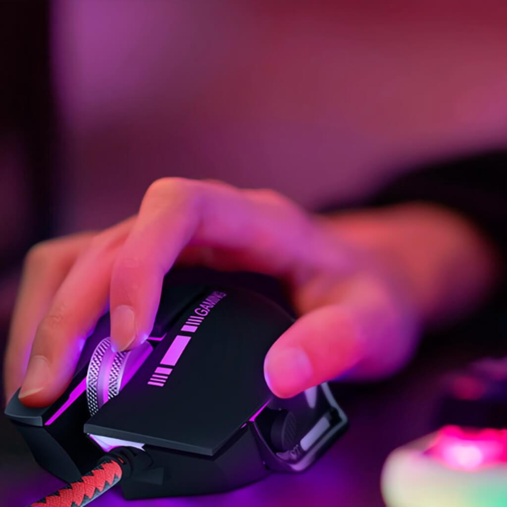 Mouse Alámbrico Gaming Óptico 3D, XTM-720