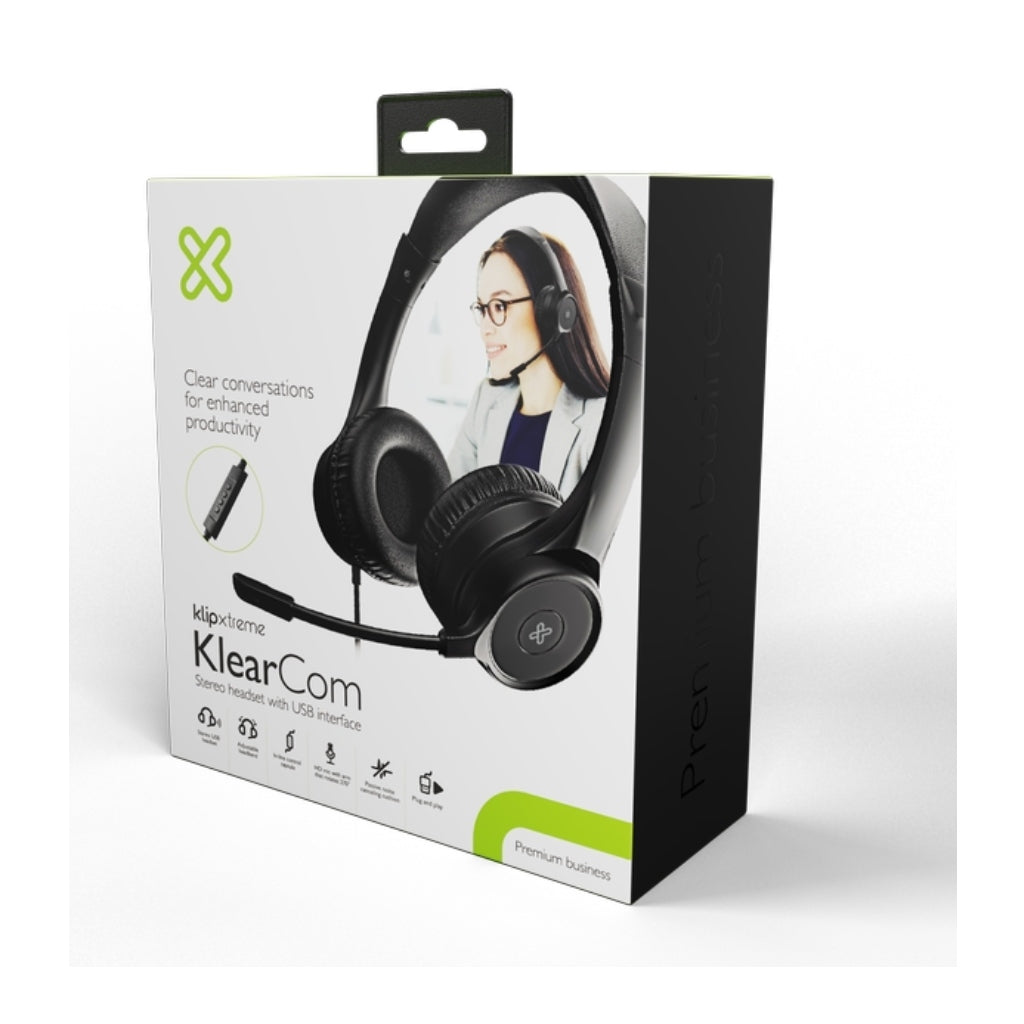 Audífonos Alámbricos de Diadema KlearCom, KCH-510