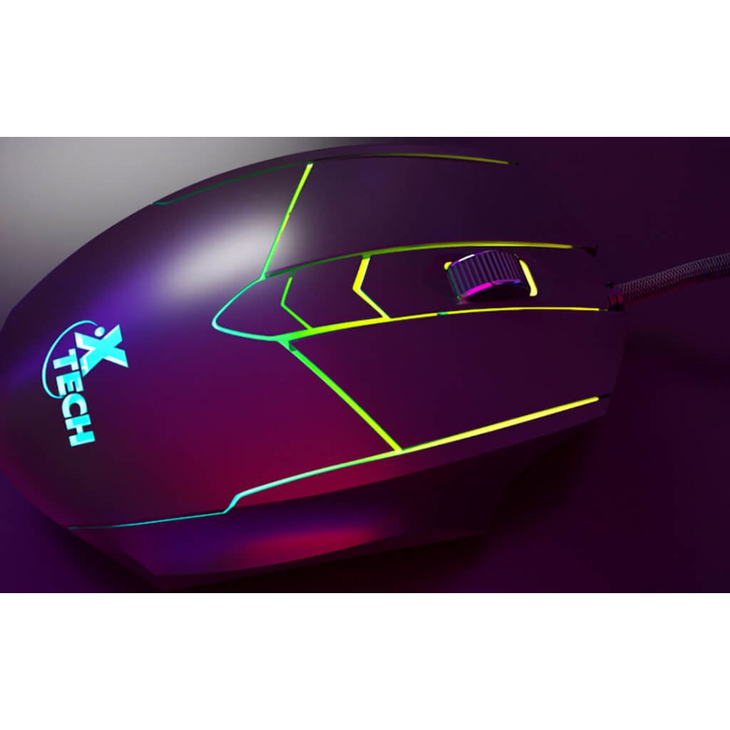 Mouse Alámbrico Gaming 6 Botones Stauros