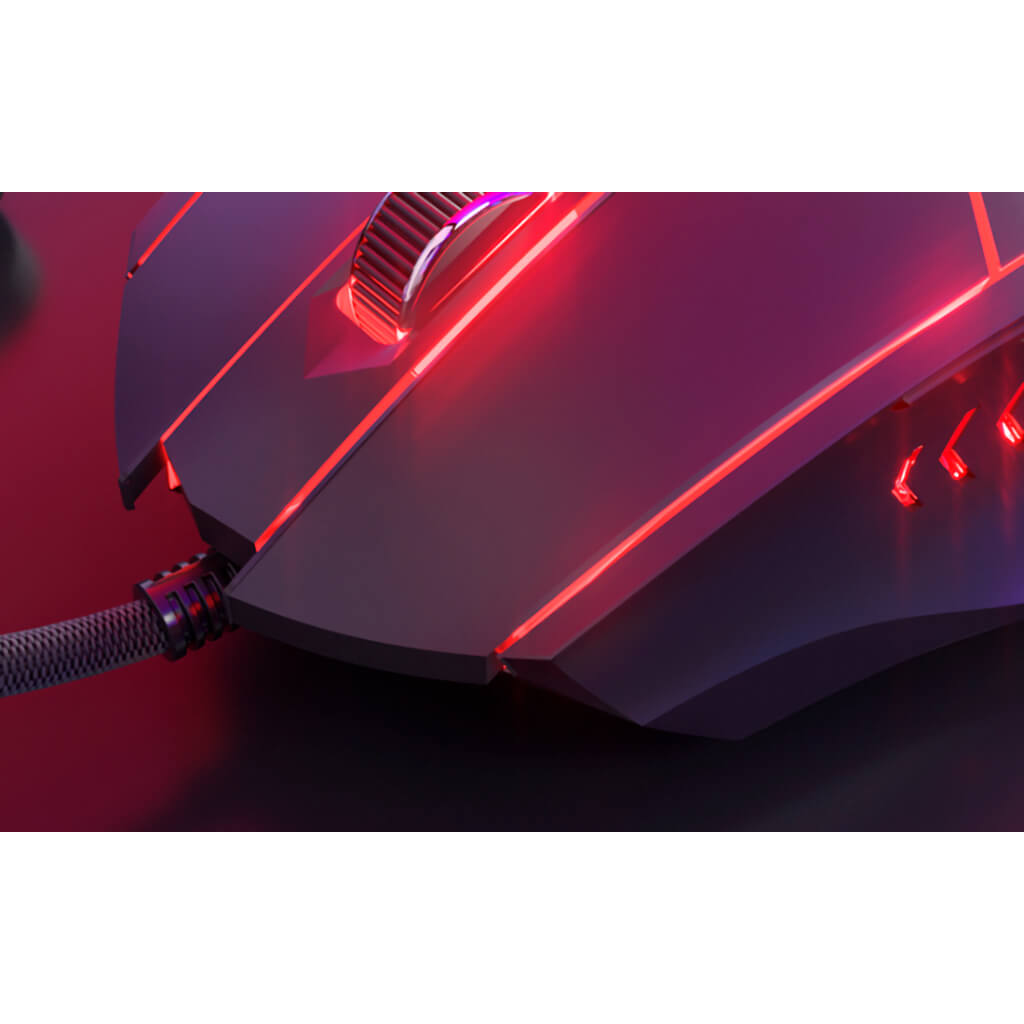 Mouse Alámbrico Gaming 6 Botones Stauros