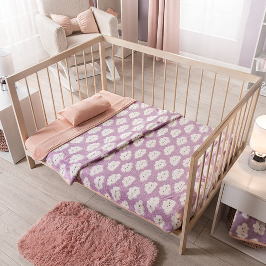 COBERTOR BABY SIBERIA NUBES