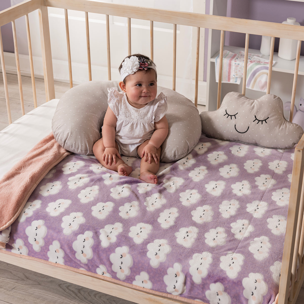 COBERTOR BABY SIBERIA NUBES