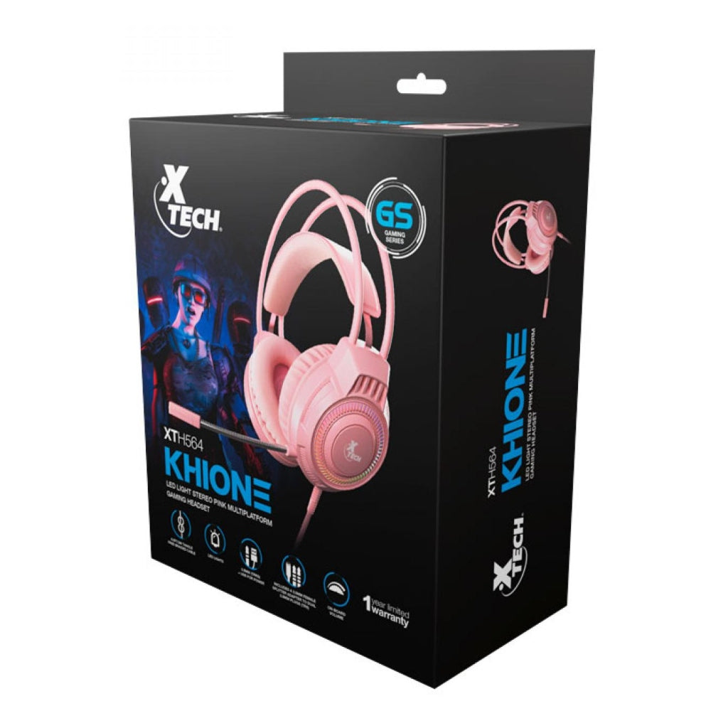 Audífonos Alámbricos de Diadema Gaming Khione, XTH-564