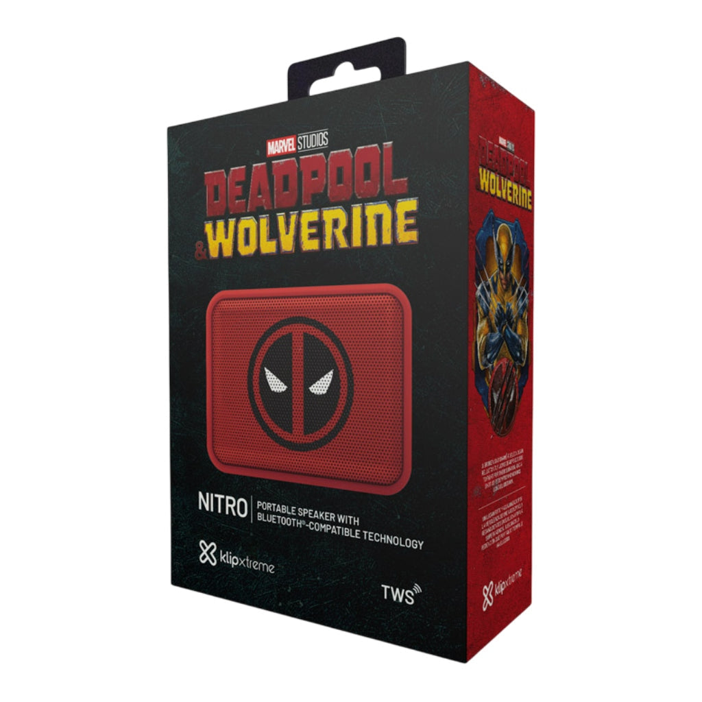 Parlante Inalámbrico Portátil Nitro Marvel Deadpool