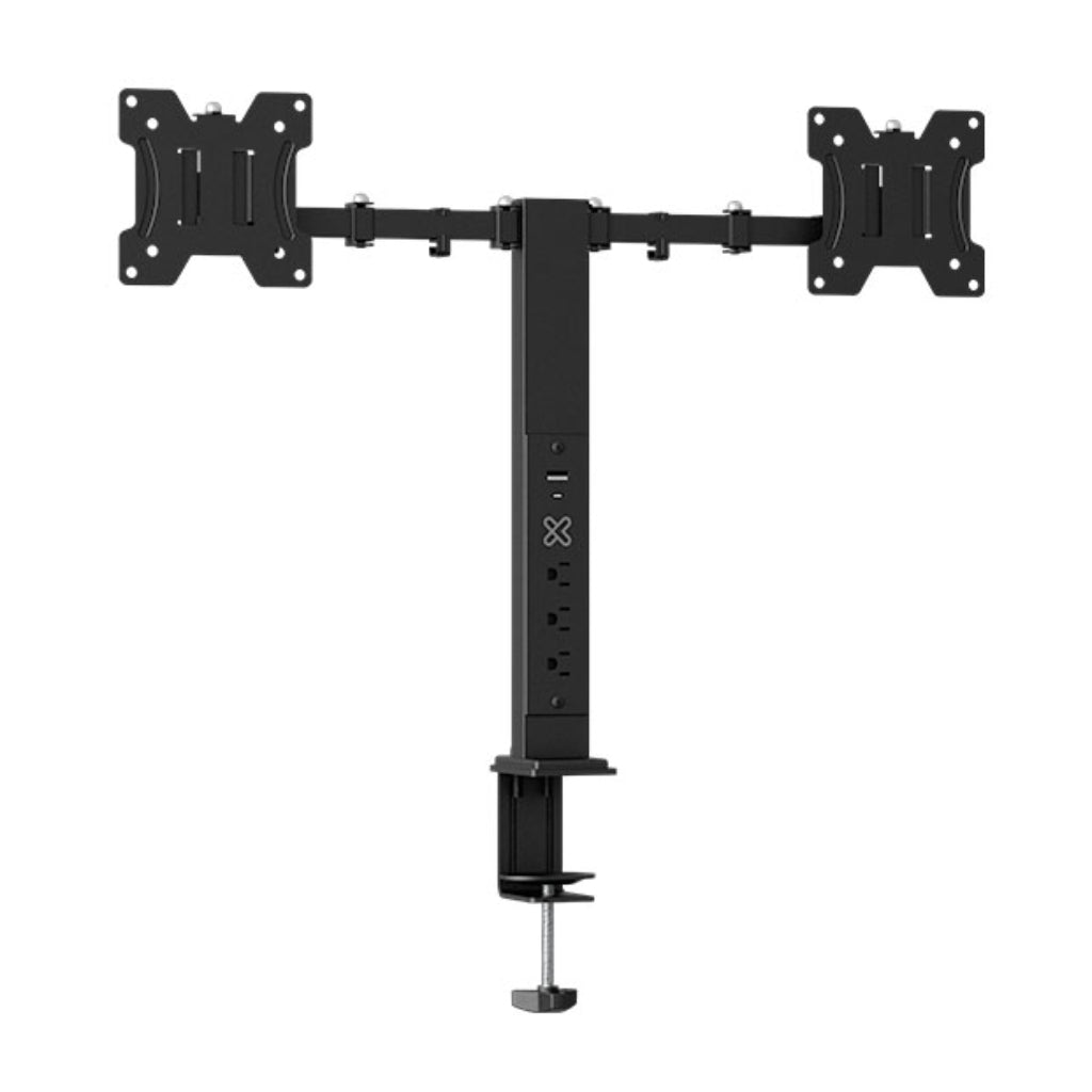 Soporte de Mesa Doble para Monitores de 13" a 32" con Regleta, KMM-510