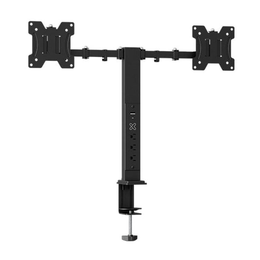 Soporte de Mesa Doble para Monitores de 13" a 32" con Regleta, KMM-510