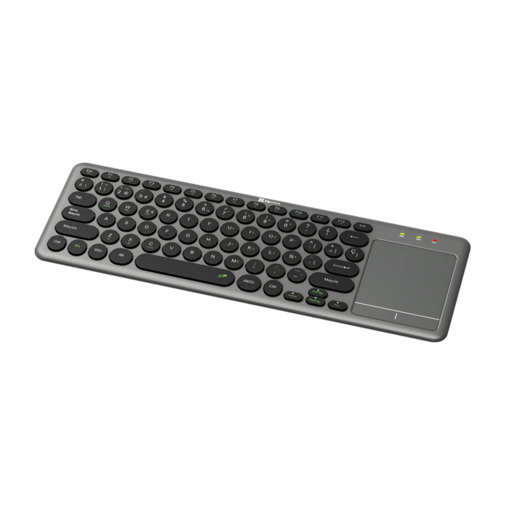 Teclado Inalámbrico en Español con Panel Táctil, KCK-550S