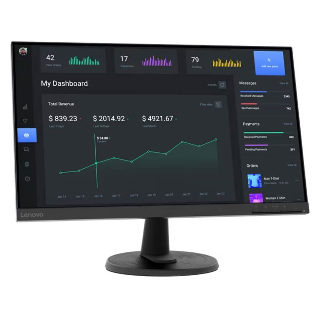 Monitor 23.8" ThinkVision C24-40, 63DCKAR6LA