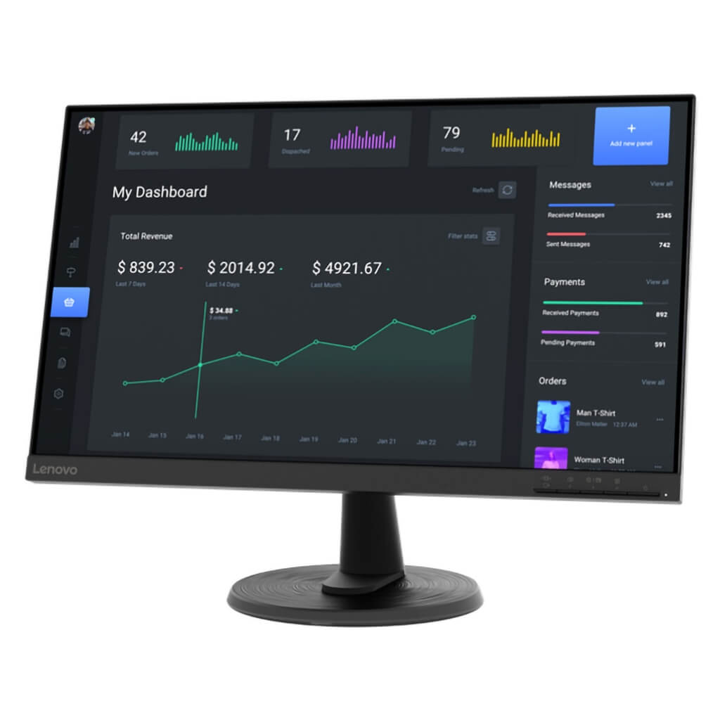 Monitor 23.8" ThinkVision C24-40, 63DCKAR6LA