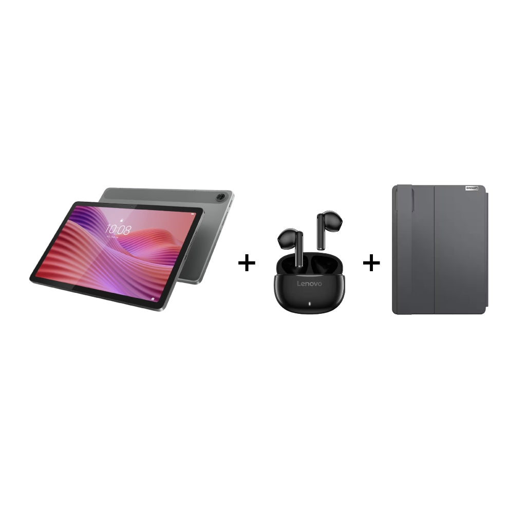 Tablet 10.1" 128GB, ZAEH0130PA + Audífonos Inalámbricos TWS E310 + Funda Tipo Folio