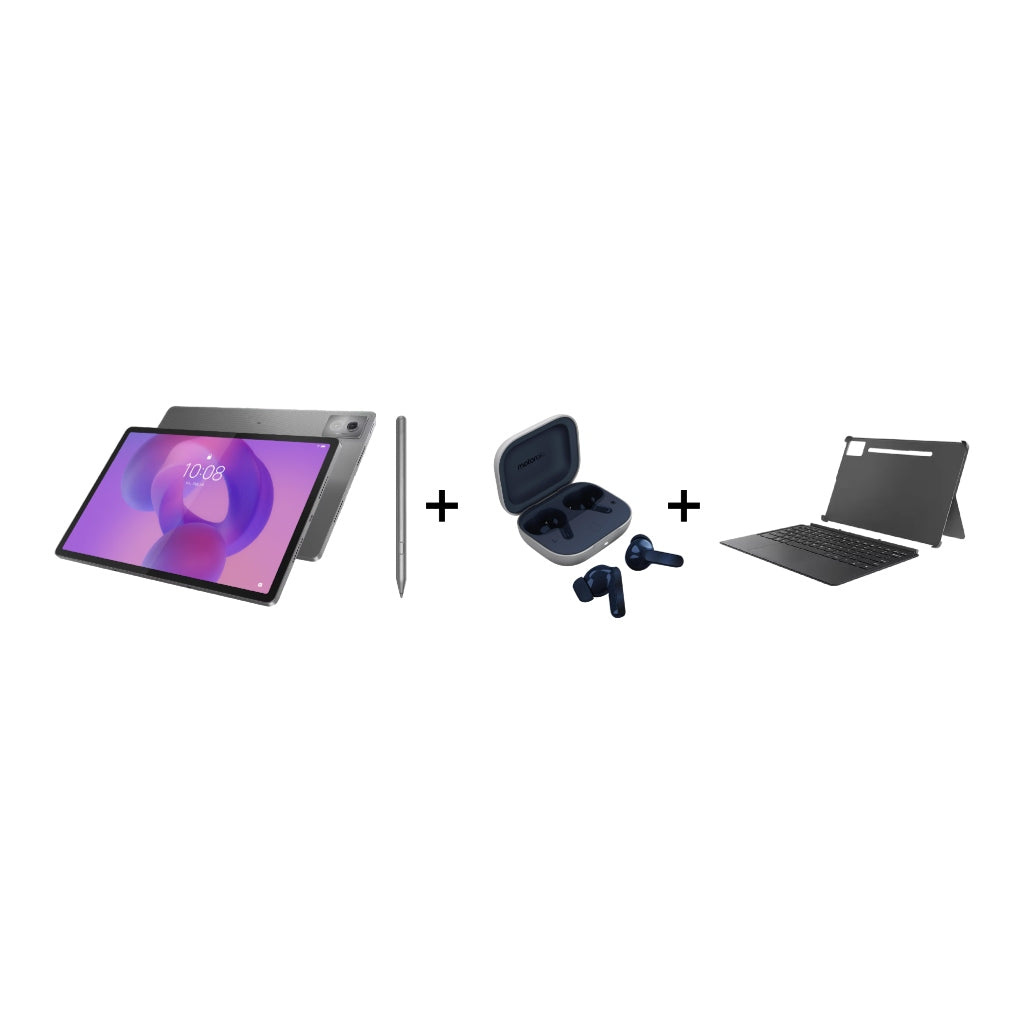 Tablet 12.7" IdeaTab Pro 256GB, ZAE40155PA + Audífonos Inalámbricos TWS Moto Buds + Teclado + Lápiz Tab Pen Plus