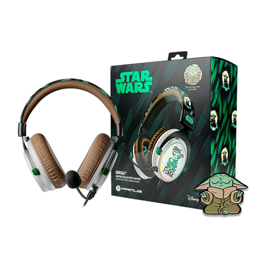 Audífonos Alámbricos de Diadema Gaming Grogu Arcus 110T (PHS-S110GR)