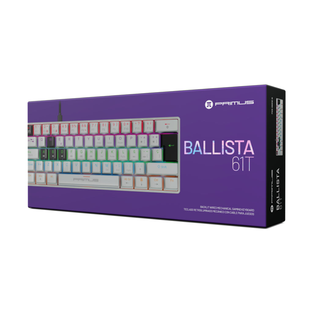 Teclado Alámbrico Gaming BALLISTA 61T, PKS-060
