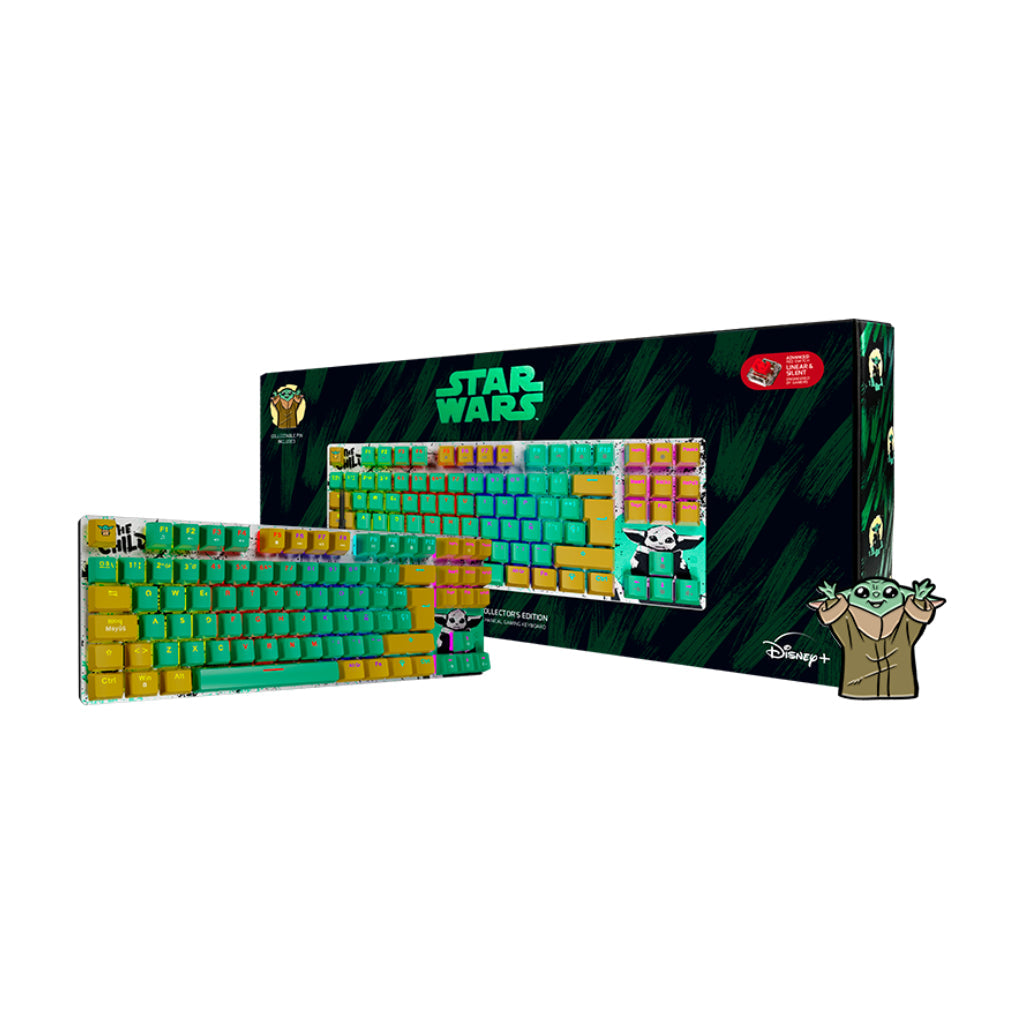 Teclado Alámbrico Mecánico Gaming Grogu Ballista 80T, Español
