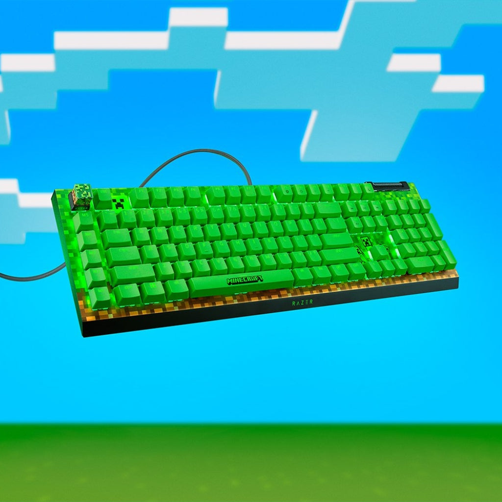 Teclado Alámbrico Gaming BlackWidow V4 V Minicraft Edition, RZ03-04704100-R3M1