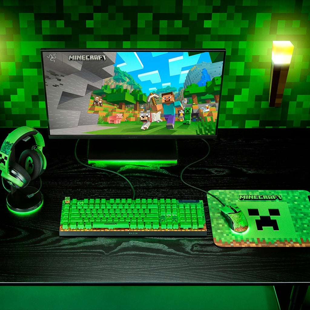 Teclado Alámbrico Gaming BlackWidow V4 V Minicraft Edition, RZ03-04704100-R3M1