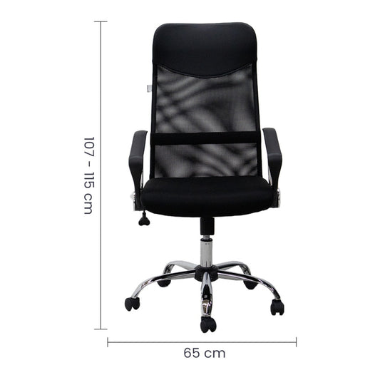 Silla Ejecutiva de Malla con Reposabrazos (OS-QZY2501)
