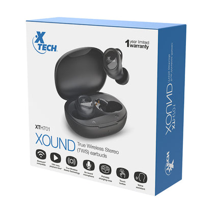 Audífonos Inalámbricos True Wireless Xound, XTH-701