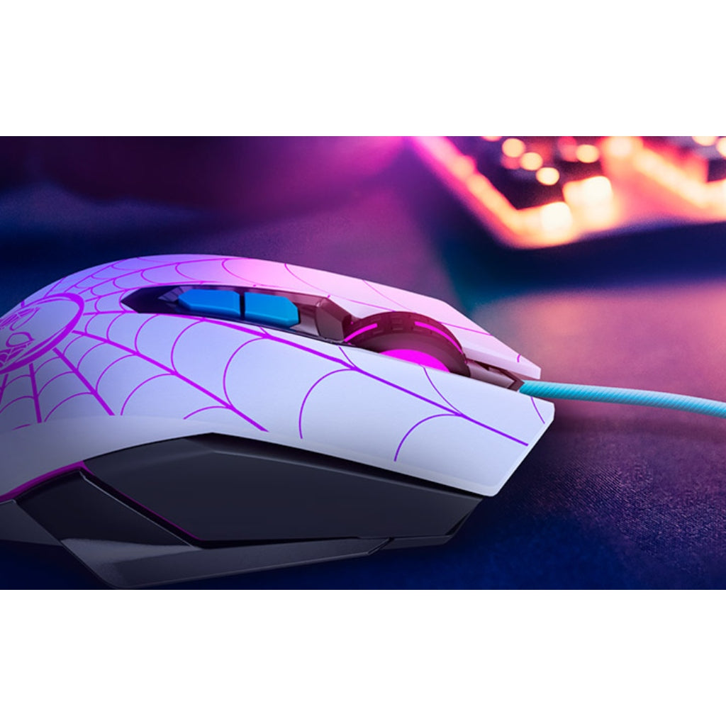 Mouse Alámbrico Gaming Óptico Ghost Spider