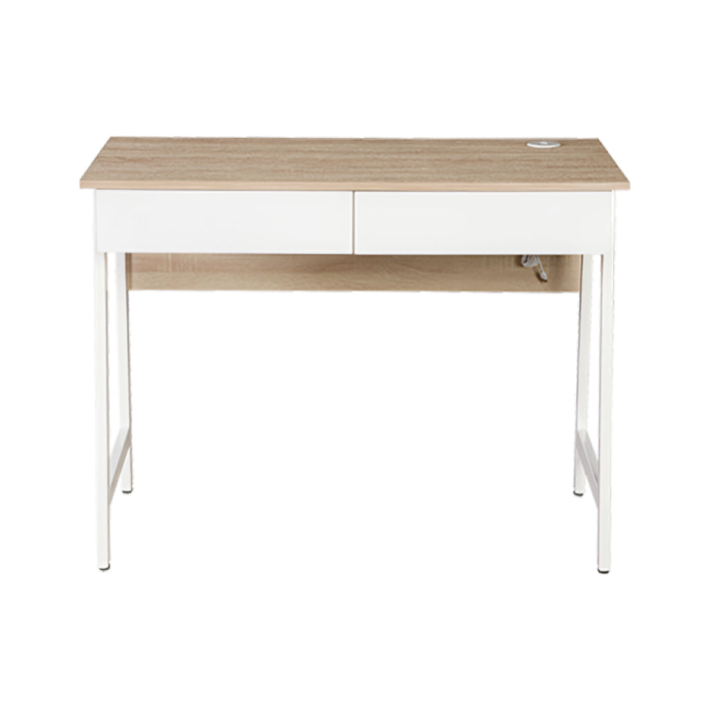 Mueble Escritorio de un Nivel con Gavetas y Puertos USB (XTF-CD206)