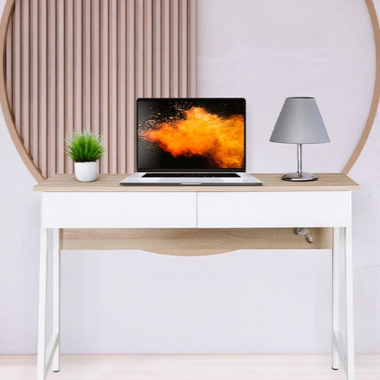 Mueble Escritorio de un Nivel con Gavetas y Puertos USB (XTF-CD206)