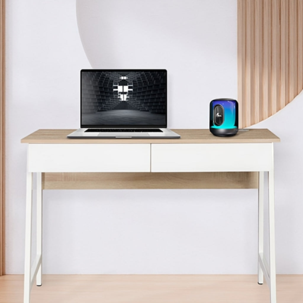Mueble Escritorio de un Nivel con Gavetas y Puertos USB (XTF-CD206)