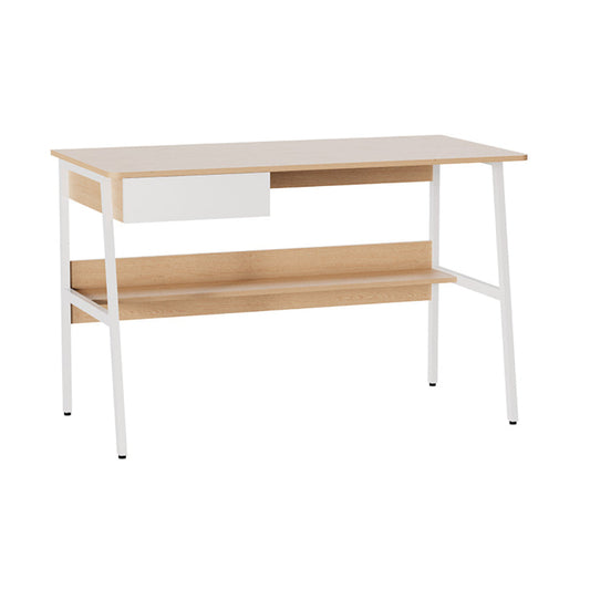 Mueble Escritorio de un Nivel con Gaveta y Estante (XTF-CD207)