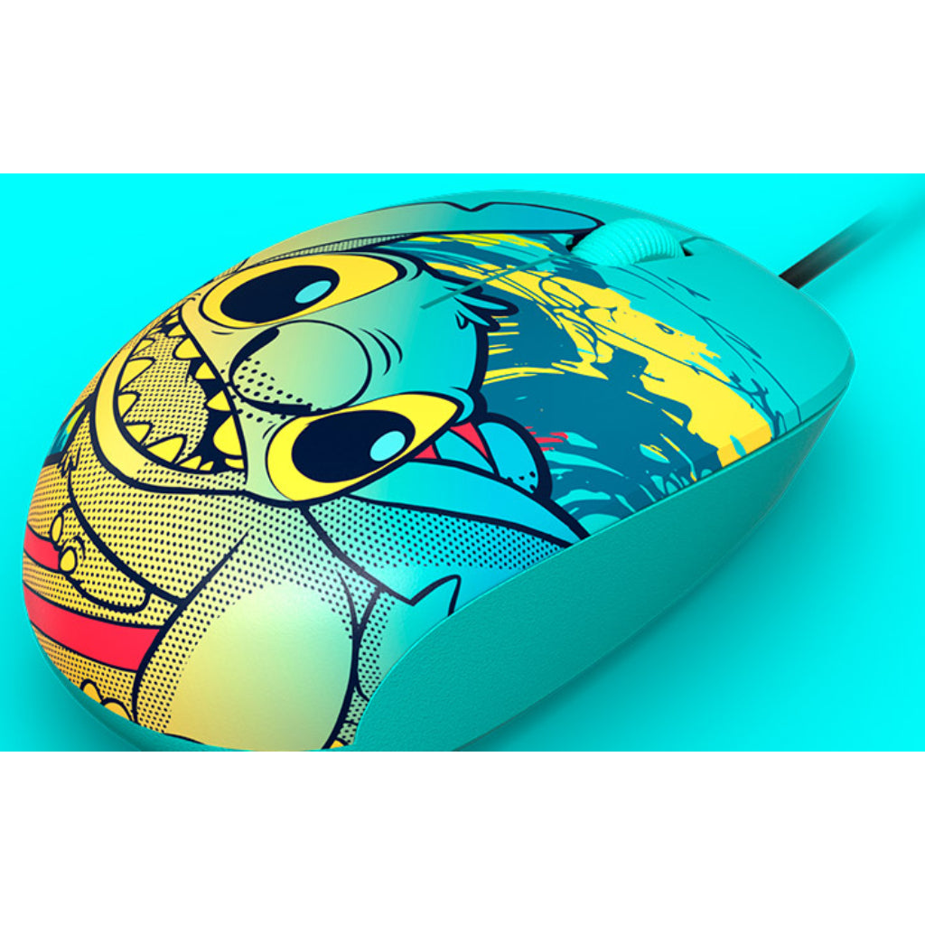 Mouse Alámbrico Disney Edición Stitch, XTM-D406ST-BL