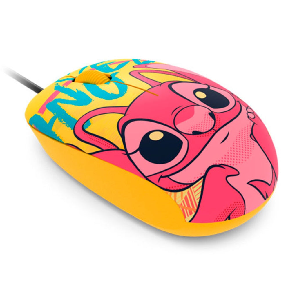 Mouse Alámbrico Disney Edición Stitch, XTM-D406ST-BL