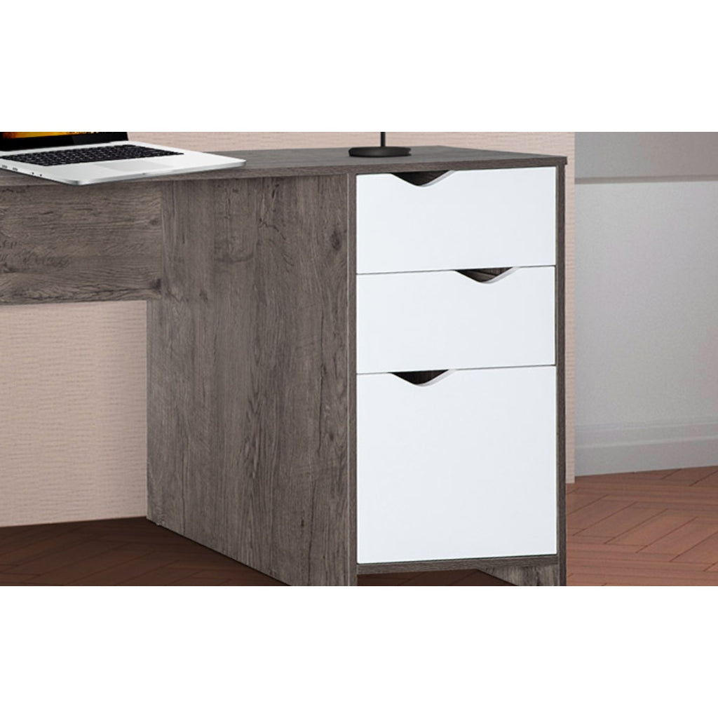 Mueble Escritorio de un Nivel con Gavetas y Gabinete con Puerta (XTF-CD208)