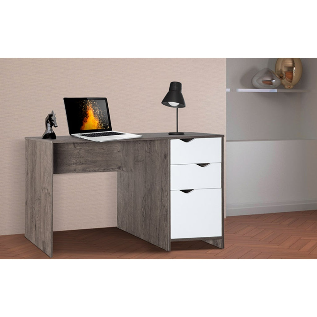 Mueble Escritorio de un Nivel con Gavetas y Gabinete con Puerta (XTF-CD208)